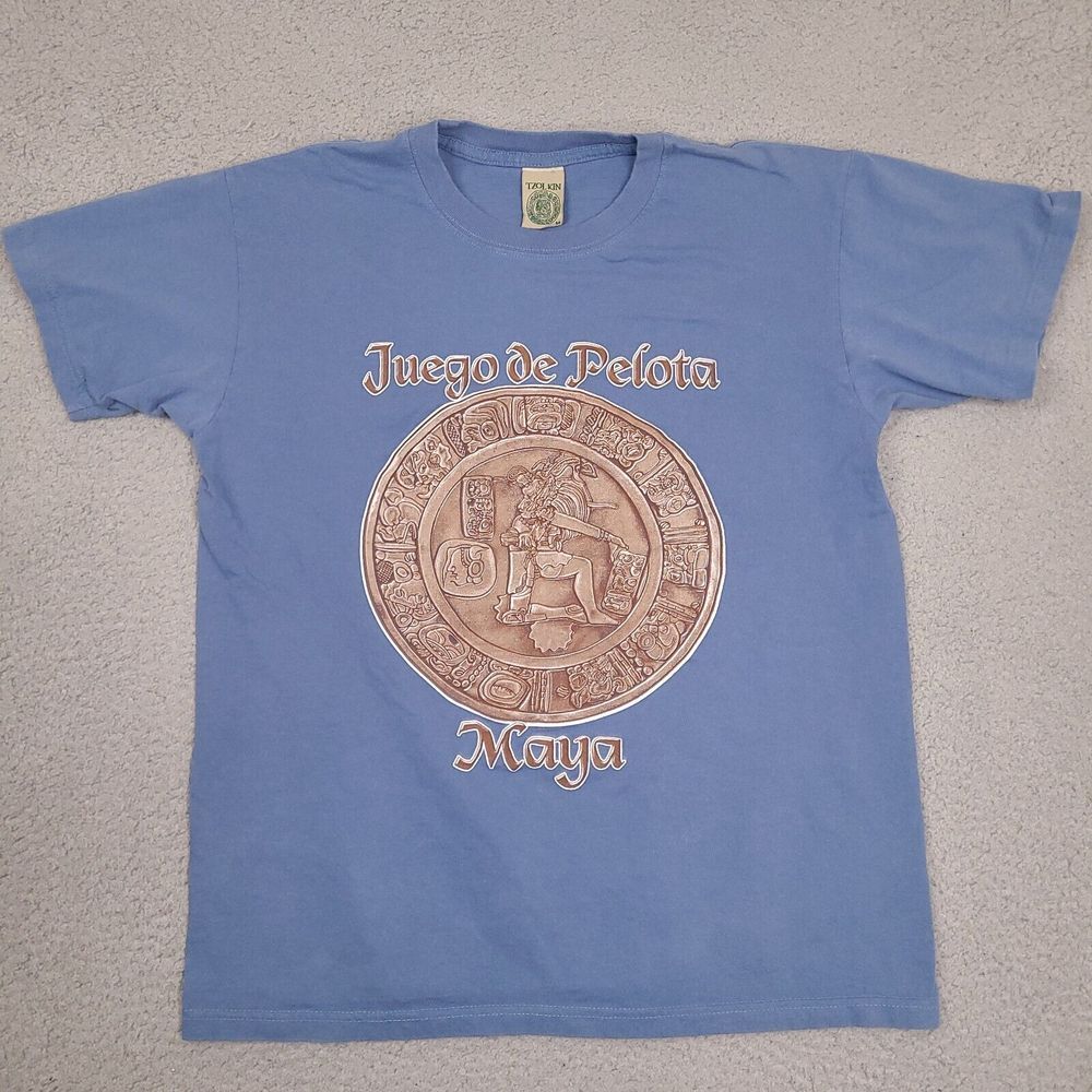 Tzol Kin T-Shirt Mens Medium Maya The Ball Game Juego‎ De Pelota